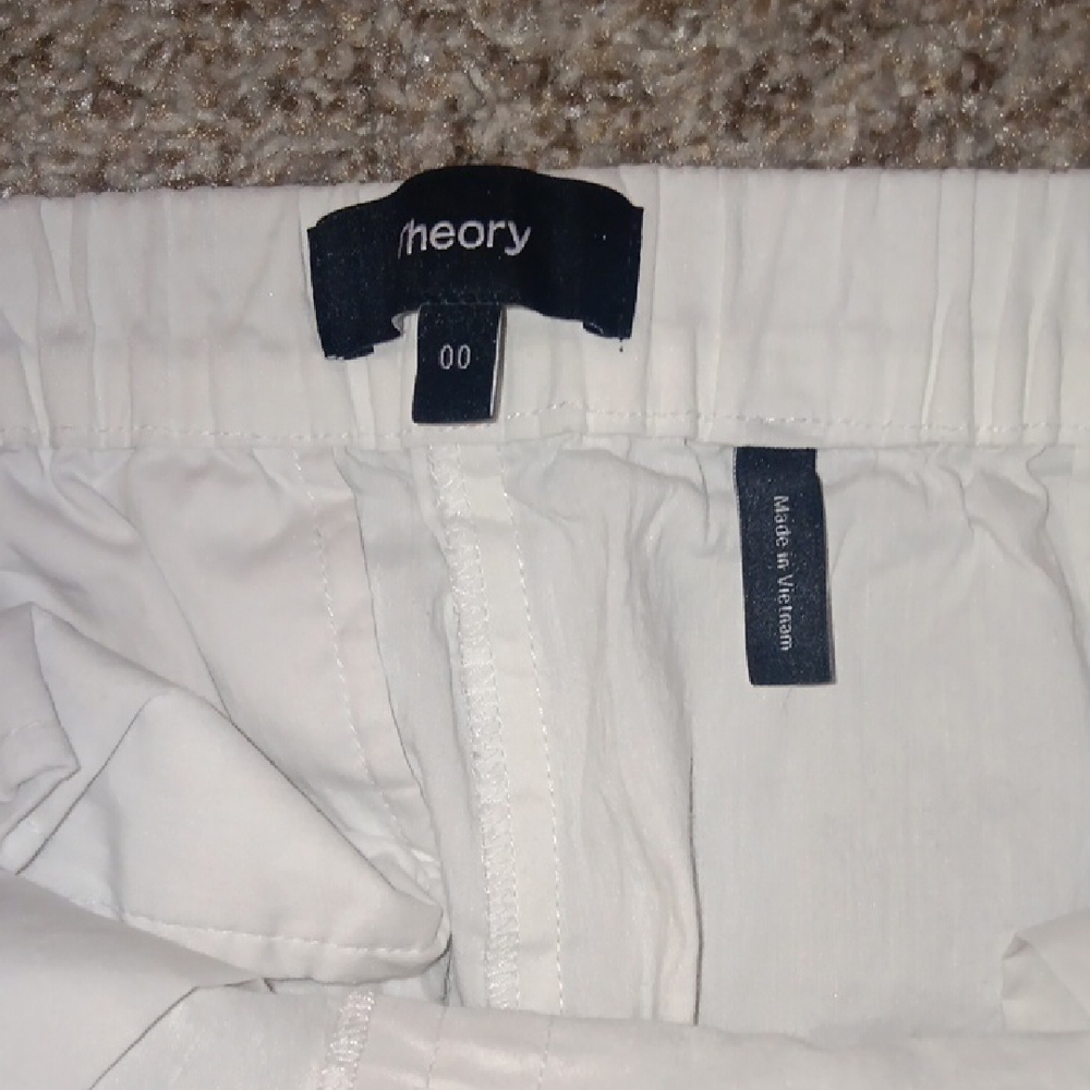 Theory Womans Cream Chinos - Picture 2 of 3